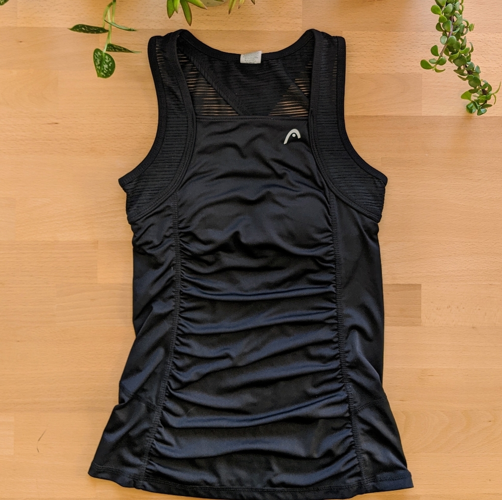 HEAD black athletic tank